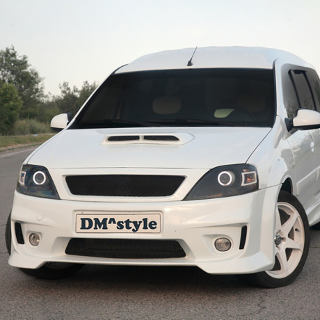 Сетка в бампер "DM style" для L@DA L@ЯGUS (2012-2021) купить недорого с доставкой в Новосибирск