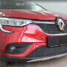 Защита радиатора "Standart" Renault Arkana верх, чёрная купить недорого с доставкой в Новосибирск