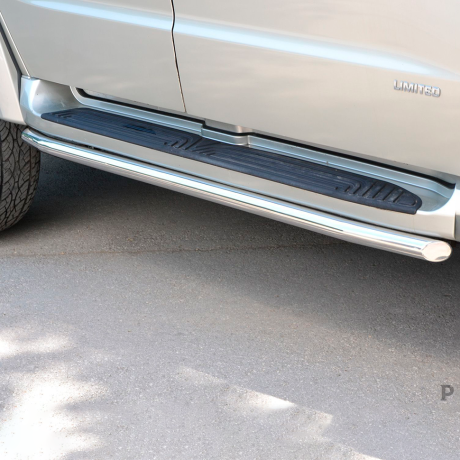 защита порогов ОК@нтовка d51мм (нпс) u@z p@triot (2014-н.в.) купить недорого с доставкой в Новосибирск