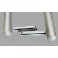 Защита порогов «Труба с проступью» с металлической заглушкой B@3 21214 "L@DA 4х4"