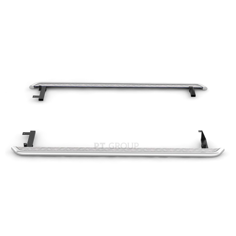 Защита порогов с алюм. площадкой d51мм (НПС) L@DA L@ЯGUS (2012-н.в.) купить недорого с доставкой в Новосибирск