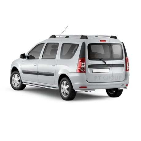 Защита порогов с алюм. площадкой d51мм (НПС) L@DA L@ЯGUS (2012-н.в.) купить недорого с доставкой в Новосибирск