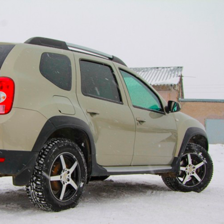 Накладки на колесные арки Renault Duster "АртФорм" (2011-2015 г.в.) купить недорого с доставкой в Новосибирск