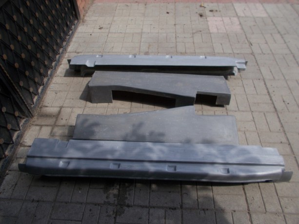 комплект силовых порогов стеклопластик для У@З 3163 p@triot купить недорого с доставкой в Новосибирск