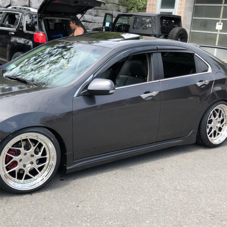 Накладки на пороги "Mugen Style" для Honda Accord VIII (2008-2013) купить недорого с доставкой в Новосибирск