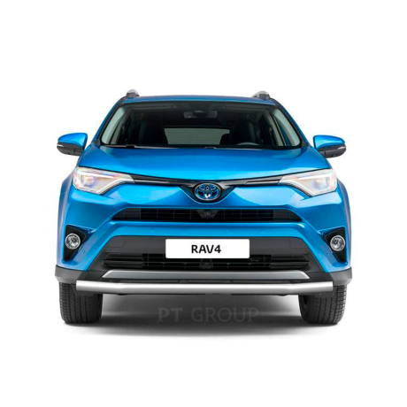 Защита переднего бампера одинарная d63мм (НПС) Toyota RAV4 (2013-2018 г.в.) купить недорого с доставкой в Новосибирск