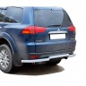 Защита заднего бампера «Каскад» (d63,5) для Mitsubishi Pajero Sport (2008-2013)(Окрашенное) купить недорого с доставкой в Новосибирск