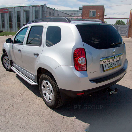 Накладка на задний бампер (ABS) RENAULT Duster (2012-2020) купить недорого с доставкой в Новосибирск