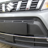 Защита радиатора "Standart" Suzuki Vitara (2018-н.в.) верх, чёрная купить недорого с доставкой в Новосибирск