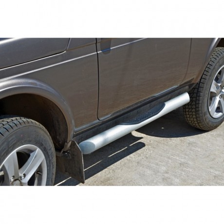 Защита порогов «Труба Люкс» с проступью B@3 21214 "L@DA 4х4", L@DA 4x4 Urban купить недорого с доставкой в Новосибирск