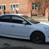 Накладки на пороги прямые "Noname" Ford Focus 2 (дорестайлинг и рестайлинг) купить недорого с доставкой в Новосибирск