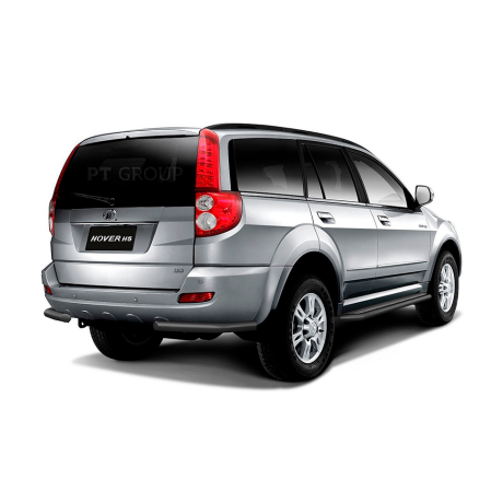 Защита порогов с алюм. площадкой d51мм ШАГРЕНЬ (ППК) GREAT WALL Hover H5 2011-/ HAVAL H5 2020- купить недорого с доставкой в Новосибирск