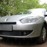 Защита радиатора "Standart" Renault Fluence (2009-2013) верх, чёрная купить недорого с доставкой в Новосибирск
