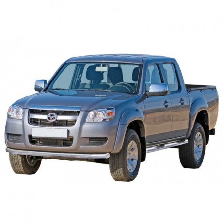 Защита переднего бампера «Труба» (d76) для Mazda BT-50 picup (2006-2011)(Окрашенное) купить недорого с доставкой в Новосибирск