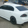 Козырек на заднее стекло для Honda Civic 4D (2006-2012) купить недорого с доставкой в Новосибирск