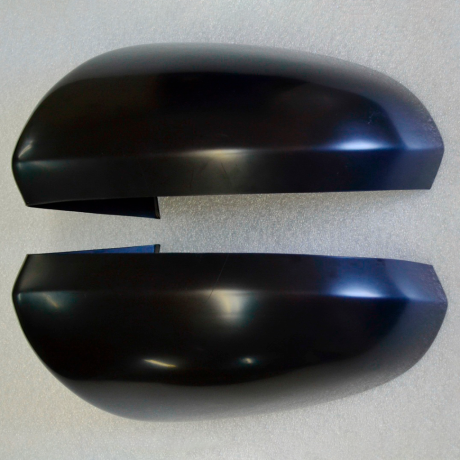 Накладки на зеркала с козырьком "КАРТ" для Renault Duster 2 (с 2021 г.в.) под покраску, гладкие, без комплектации купить недорого с доставкой в Новосибирск