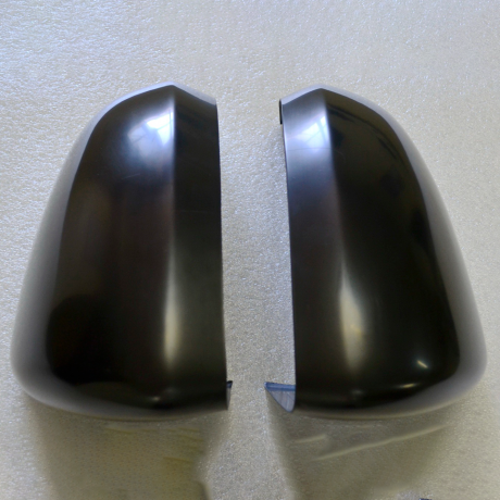 Накладки на зеркала с козырьком "КАРТ" для Renault Duster 2 (с 2021 г.в.) под покраску, гладкие, без комплектации купить недорого с доставкой в Новосибирск