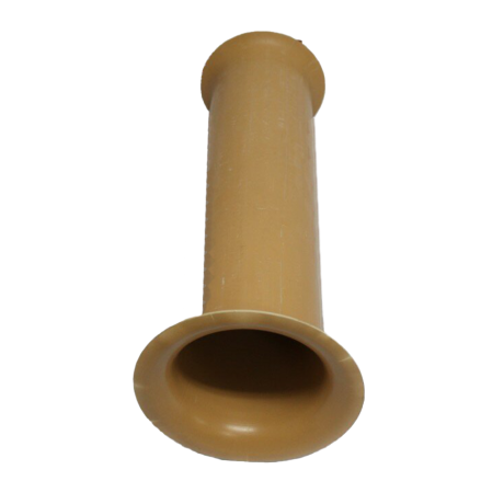 Труба с раскрывом неокрашенная диаметр 160мм, длина 500мм купить недорого с доставкой в Новосибирск