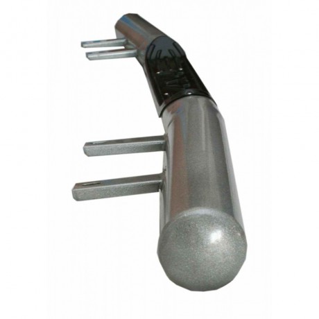 Защита заднего бампера «Труба с проступью» с металлической заглушкой, B@3 2123 "Chevrolet Niv@" купить недорого с доставкой в Новосибирск