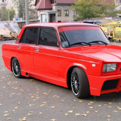 Накладки на пороги "Файтер" B@3 2101-2107