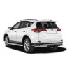 Защита заднего бампера «Уголки» (d51) для Toyota RAV4 рестайлинг, (2015-н.в.)(Нерж. Сталь) купить недорого с доставкой в Новосибирск