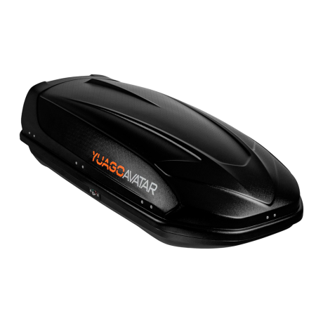 Автобокс YUAGO Avatar (тиснение) (EuroLock), черный, 460л купить недорого с доставкой в Новосибирск