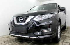 Защита радиатора "Standart" Nissan X-Trail (2017-н.в.) средняя, чёрная