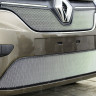 Защита радиатора "Standart" Renault Logan II рестайлинг (2018-н.в.) верх, хром купить недорого с доставкой в Новосибирск