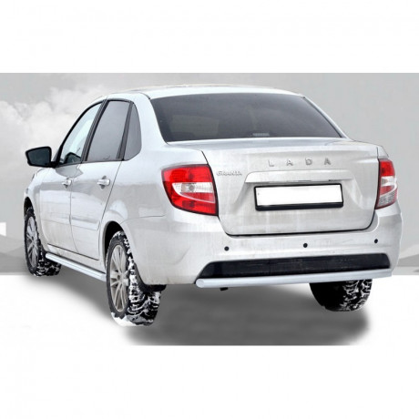 Защита заднего бампера «Труба» для L@DA Gr@nt@ FL (d51), нержавеющая сталь купить недорого с доставкой в Новосибирск