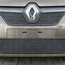 Защита радиатора "Standart" Renault Logan II рестайлинг (2018-н.в.) верх, чёрная купить недорого с доставкой в Новосибирск