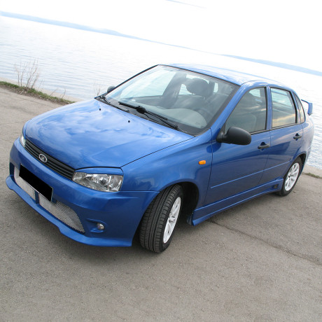 накладки на пороги "dm кубок" для b@3 1118 "l@da K@LIN@" купить недорого с доставкой в Новосибирск