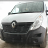 Защита радиатора "Standart" Renault Master (2014-2020) низ, чёрная купить недорого с доставкой в Новосибирск