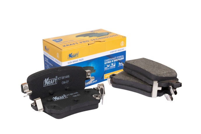 Колодки дисковые задние Nissan Qashqai (14-), X-Trail (07-15), OBERKRAFT купить недорого с доставкой в Новосибирск