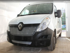 Защита радиатора "Standart" Renault Master (2014-2020) верх, хром
