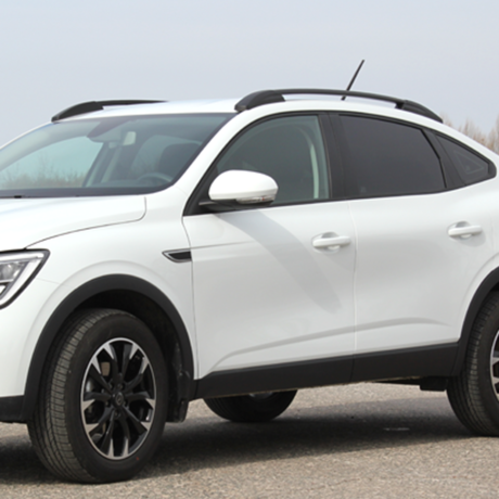 Рейлинги для Renault Arkana (2019-н.в.) Чёрный купить недорого с доставкой в Новосибирск