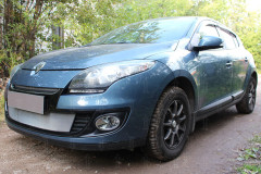 Защита радиатора "Standart" Renault Megane (2012-2014) верх, хром