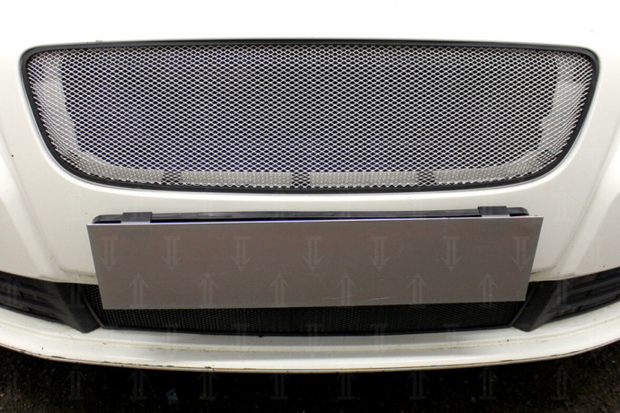 Защита радиатора "Standart" Volvo S40 II рестайлинг (2007-2012) хром, устанавливается вместо штатной купить недорого с доставкой в Новосибирск