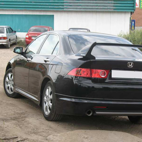 Накладки на пороги "Mugen" для Honda Accord (2004-2008) купить недорого с доставкой в Новосибирск