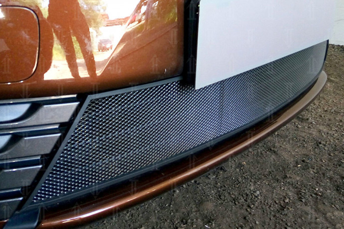 Защита радиатора "Standart" Toyota Corolla (2016-2019) чёрная купить недорого с доставкой в Новосибирск