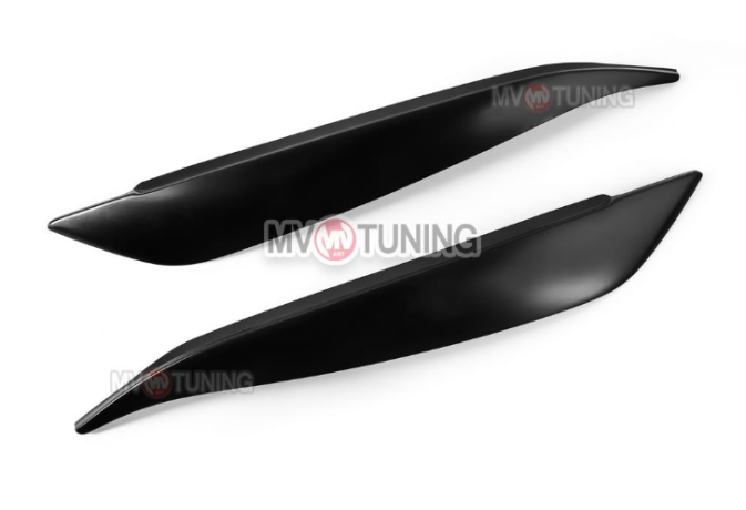 Накладки на фары (реснички) средние var №2 для Mazda 3 Hatchback (2004-2009) купить недорого с доставкой в Новосибирск