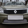 Защита радиатора "Standart" Renault Sandero (2009-2014) хром купить недорого с доставкой в Новосибирск