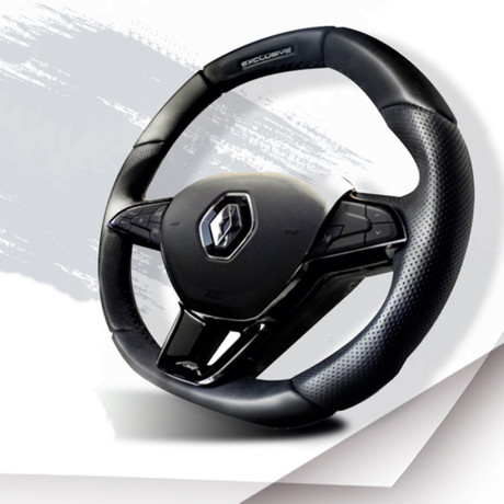 Анатомическое рулевое колесо со вставками из алькантары для Renault Arkana, Renault Duster 2, Renault Kaptur (рестайл 2020) купить недорого с доставкой в Новосибирск
