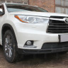 Защита радиатора "Standart" Toyota Highlander (2013-2017) чёрная купить недорого с доставкой в Новосибирск