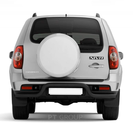 Защита заднего бампера d63мм "Волна" ШАГРЕНЬ (ППК) CHEVROLET Niv@ 2009-2020/ L@DA Niv@ 2020- купить недорого с доставкой в Новосибирск