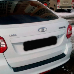 Накладка на задний бампер &quot;АртФорм&quot; для B@3 2191 L@DA Gr@nt@ (2014-н.в.), лифтбэк