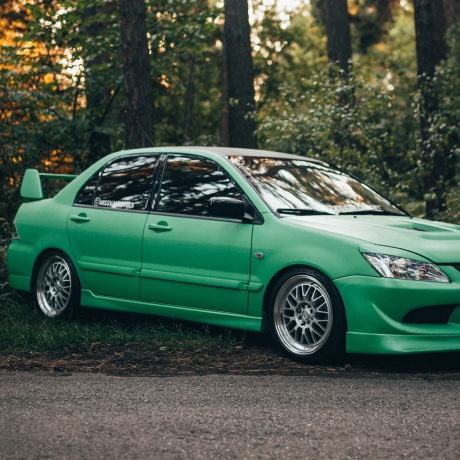 Накладки на пороги "2.0L" для Mitsubishi Lancer 9 (2003-2010) купить недорого с доставкой в Новосибирск