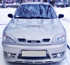 Накладка на капот &quot;Атланта&quot; Chevrolet Lanos