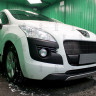 Защита радиатора "Standart" Peugeot 3008 (2010-2013) низ, чёрная купить недорого с доставкой в Новосибирск