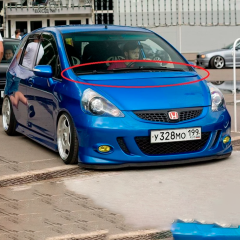 Накладка на капот &quot;Fabolous&quot; для Honda Fit GD