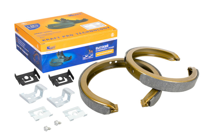 Колодки тормозные барабанные SsangYong Actyon (2005-), Kyron (2005-) 2.0, 2.3, OBERKRAFT купить недорого с доставкой в Новосибирск